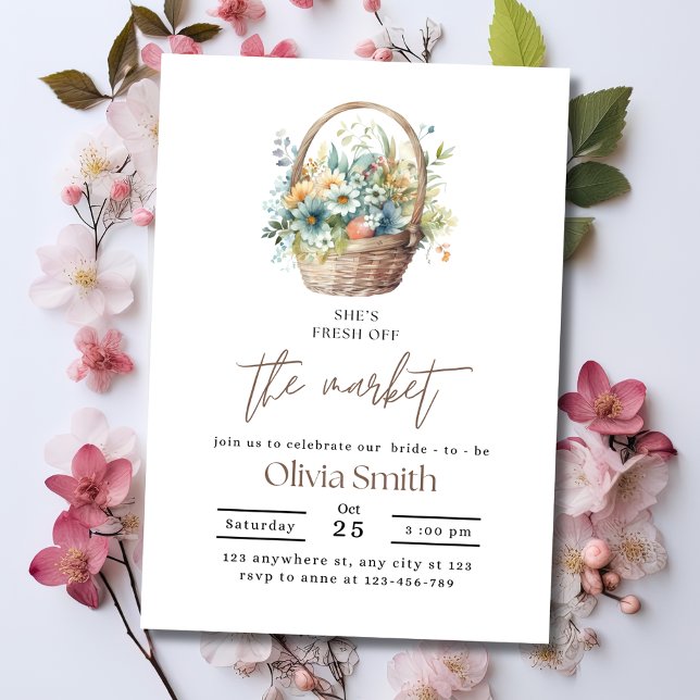 Invitación a la ducha de novia fuera del mercado (Subido por el creador)