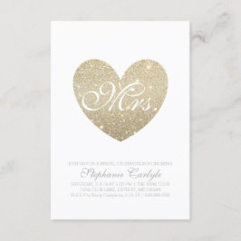 Invitación a la ducha de novia | Heart Fab Mrs scr