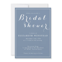 Invitación a la ducha de novia - Hermosa y Elegant