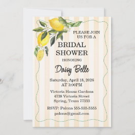 Invitación a la ducha de novia La Dolce Vita