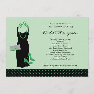 Invitación a la ducha de novia LBD