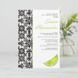 Invitación a la ducha de novia Lime Tile