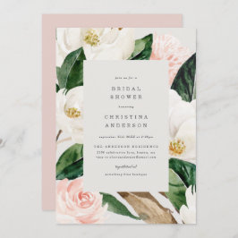 Invitación a la ducha de novia Magnolia