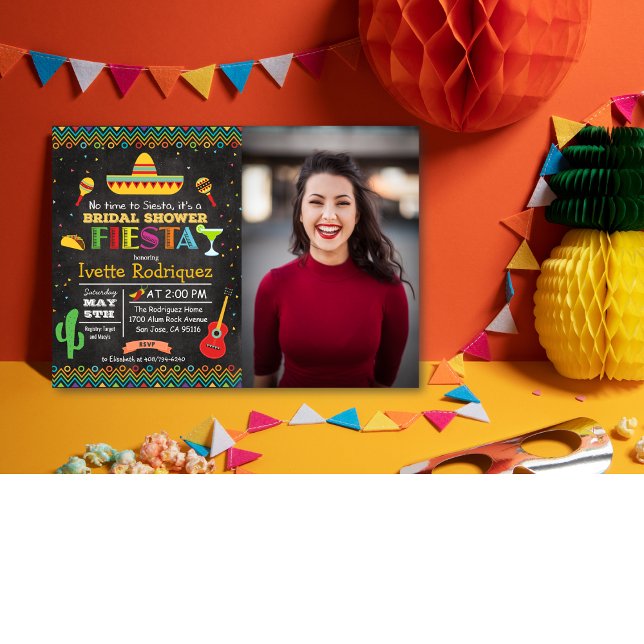 Invitación a la ducha de novia mexicana Fiesta (Subido por el creador)