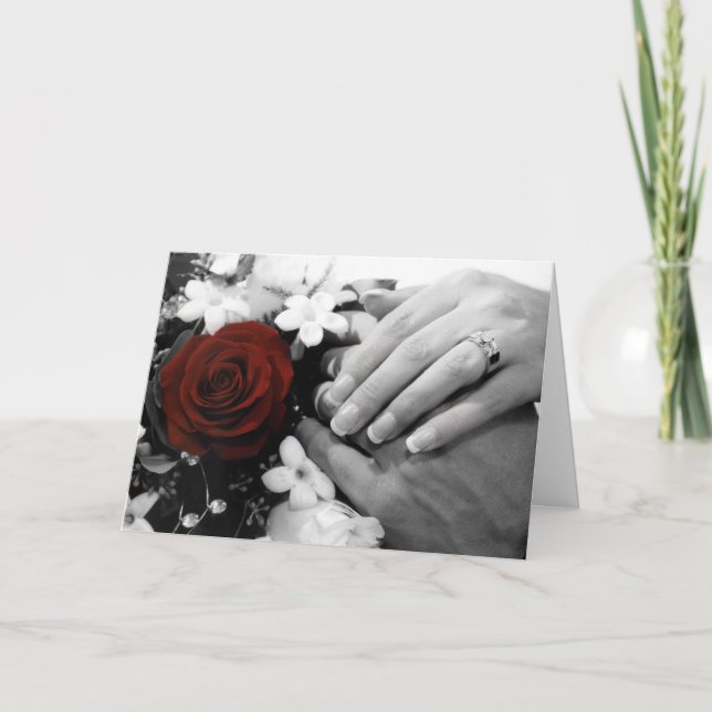 Invitación a la ducha de novia : Novia y Groom (Anverso)