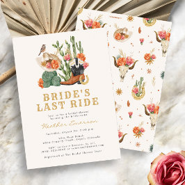 Invitación a la ducha de novia occidental