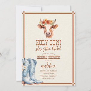 Invitación a la ducha de novia occidental de la va