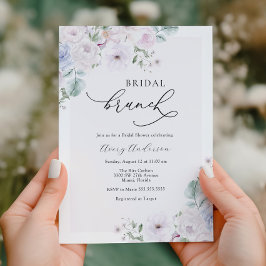 Invitación a la ducha de novia para Brunch Wedch