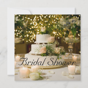 Invitación a la ducha de novia - Pastel Boda