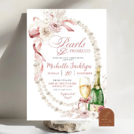 Invitación a la ducha de novia Pearl Boho