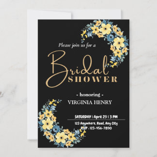 Invitación a la ducha de novia personalizada
