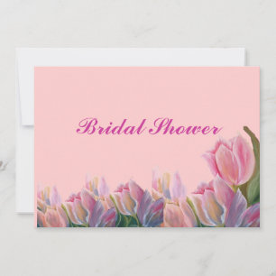 Invitación a la ducha de novia - PINK TULIPS