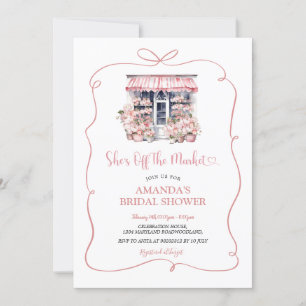 Invitación a la ducha de novia recién salida del m