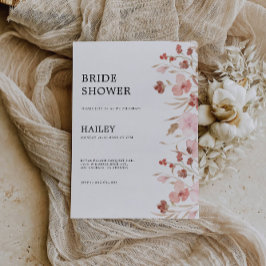 Invitación a la ducha de novia Rosa Boda