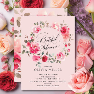 Invitación a la ducha de novia Rubor Blossom