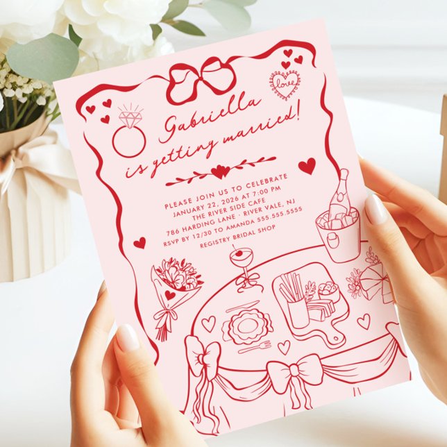 Invitación a la ducha de novia sensacional (Subido por el creador)