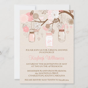 Invitación a la ducha de novia soñada en verano