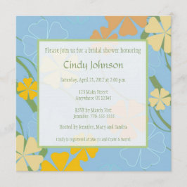 Invitación a la ducha de novia tropical - foto Per