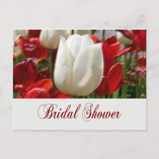 Invitación a la ducha de novia Tulip Garden