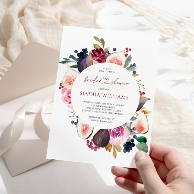 Invitación a la ducha de novia Wreath Bridal Flowe (Subido por el creador)