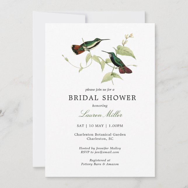 Invitación a la ducha de novias (Anverso)