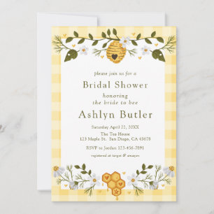 Invitación a la ducha de novias a ser aceptada por