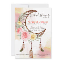 Invitación a la ducha de novias Boho Dream Catcher