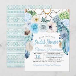 Invitación a la ducha de novias Boho Dreamcatcher