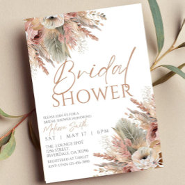 Invitación a la ducha de novias Boho editable, Pam