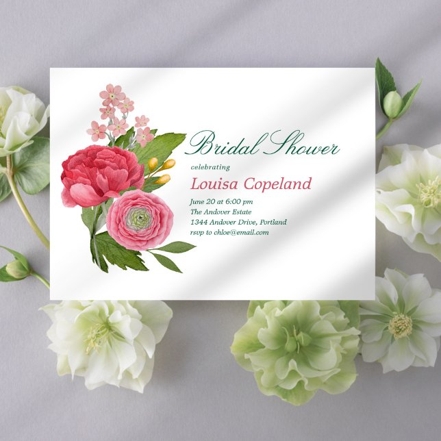 Invitación a la ducha de novias Bouquet (Subido por el creador)