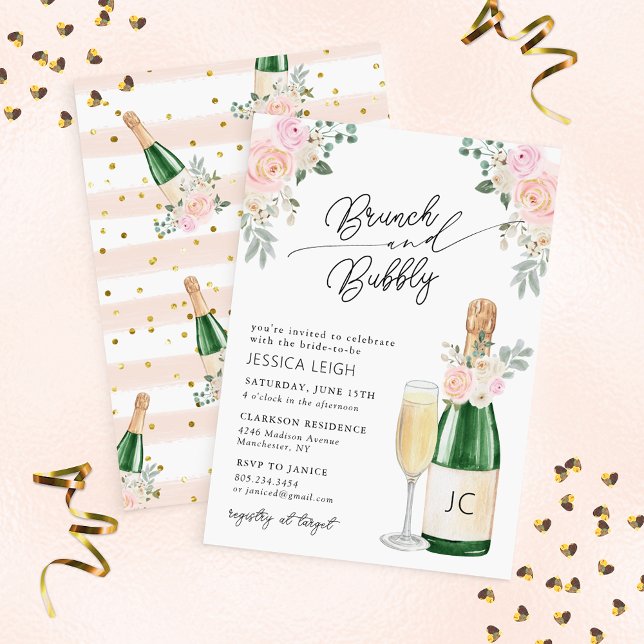 Invitación a la ducha de novias Brunch & Bubbly Ch (Subido por el creador)