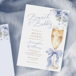 Invitación a la ducha de novias brunch y bubbly Bl