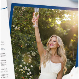 Invitación a la ducha de novias con brunch y bubbl