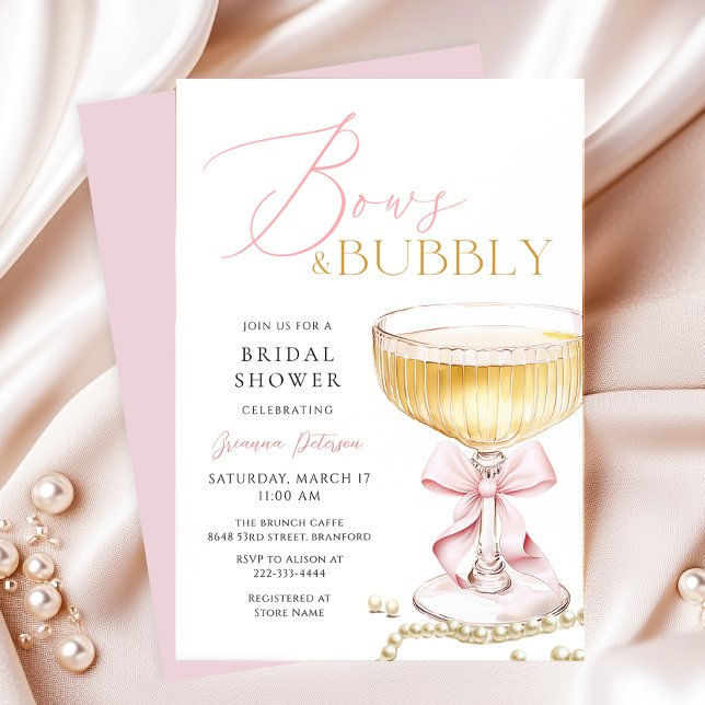 Invitación a la ducha de novias con brunch y bubbl (Subido por el creador)