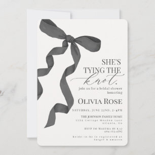 Invitación a la ducha de novias con cuqueta blanca