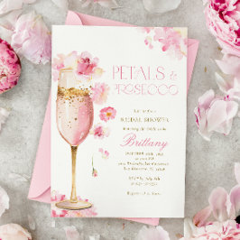 Invitación a la ducha de novias con Petales de cha