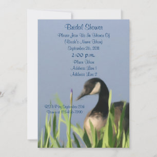 Invitación a la ducha de novias de arte ganso de C
