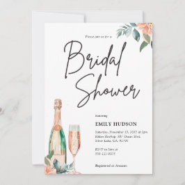 Invitación a la ducha de novias de Brunch y Bubbly