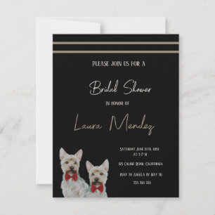 Invitación a la ducha de novias de Yorkshire terri