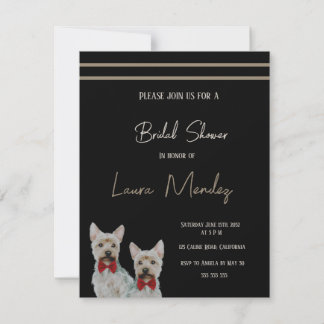 Invitación a la ducha de novias de Yorkshire terri