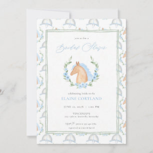 Invitación a la ducha de novias Derby de Horse Ken