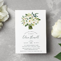 Invitación a la ducha de novias en Bouquet Alabast