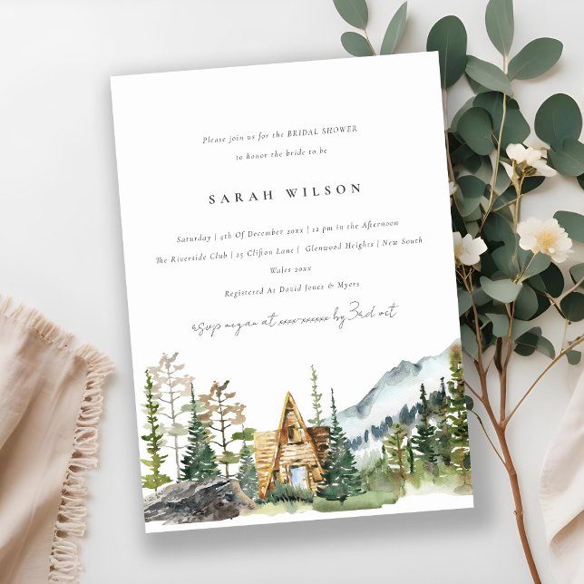 Invitación a la ducha de novias en cabaña de monta (Subido por el creador)