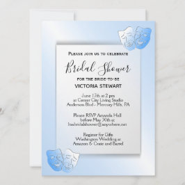 Invitación a la ducha de novias en el teatro de ve