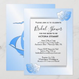 Invitación a la ducha de novias en el teatro de ve