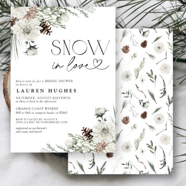 Invitación a la ducha de novias en Evergreen Snow (Subido por el creador)