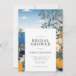 Invitación a la ducha de novias en la costa de Ama