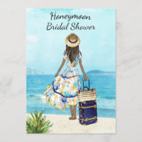 Invitación a la ducha de novias en las playas afro