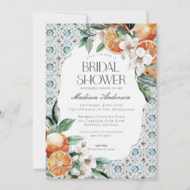 Invitación a la ducha de novias italiana costera d