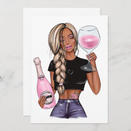 Invitación a la ducha de novias para degustación d